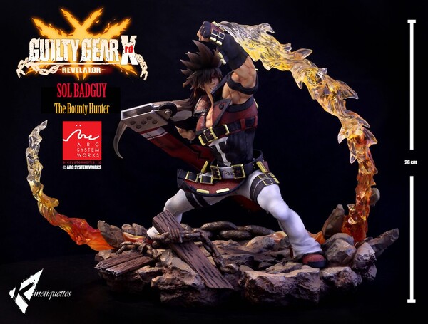 Sol Badguy, Guilty Gear Xrd -Sign-, Kinetiquettes, Pre-Painted, 1/7